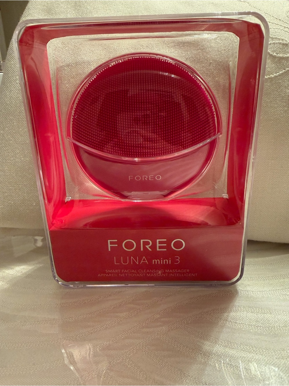 FOREO LUNA Mini 3 Fuchsia Smart Facial Cleansing Massager New Sealed